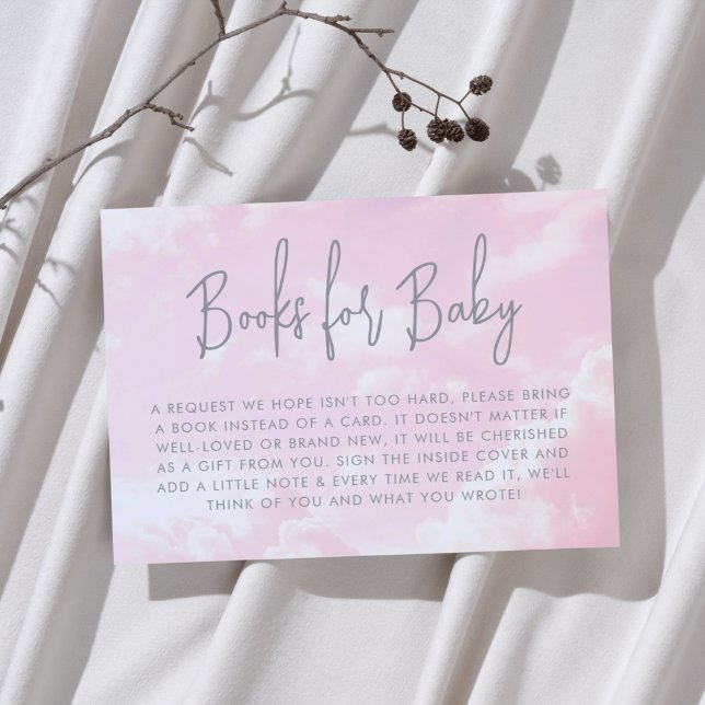 Tarjeta De Recepción Chica del cielo: Libros de Baby Shower para bebé (Subido por el creador)