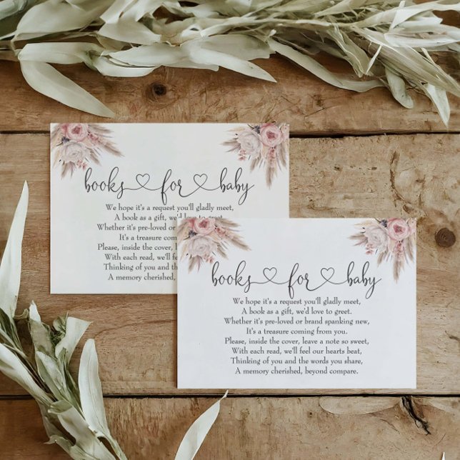 Tarjeta De Recepción Chica Elefante Boho Libros Baby Shower Para Bebés (Subido por el creador)