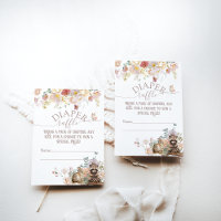 Chica floral de animales Woodland Baby Shower diap