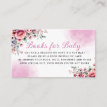 Chica floral rosado primaveral libros modernos par