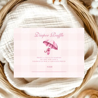 Chica Rosa Golf Baby Shower Diapper Raffle