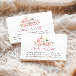 Tarjeta De Recepción Chicas de otoño de Rubor para bebé