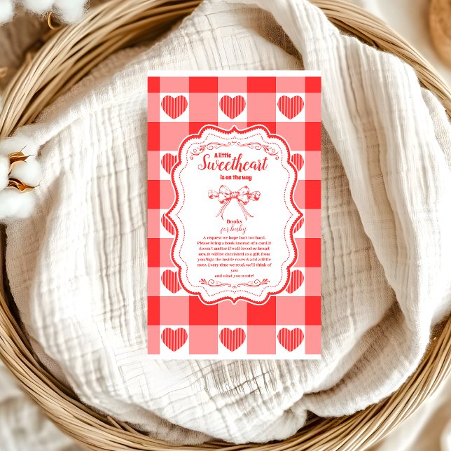 Tarjeta De Recepción Chicas de San Valentín libros para bebé (Subido por el creador)