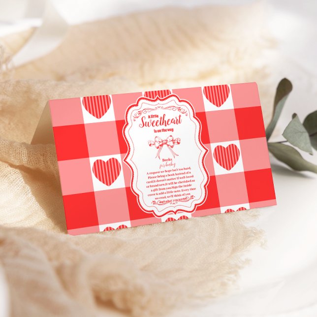 Tarjeta De Recepción Chicas de San Valentín libros para bebé (Subido por el creador)