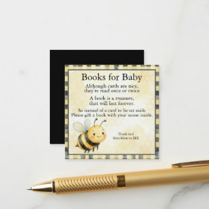 Tarjeta De Recepción Chico Abeja Bicho Baby Shower