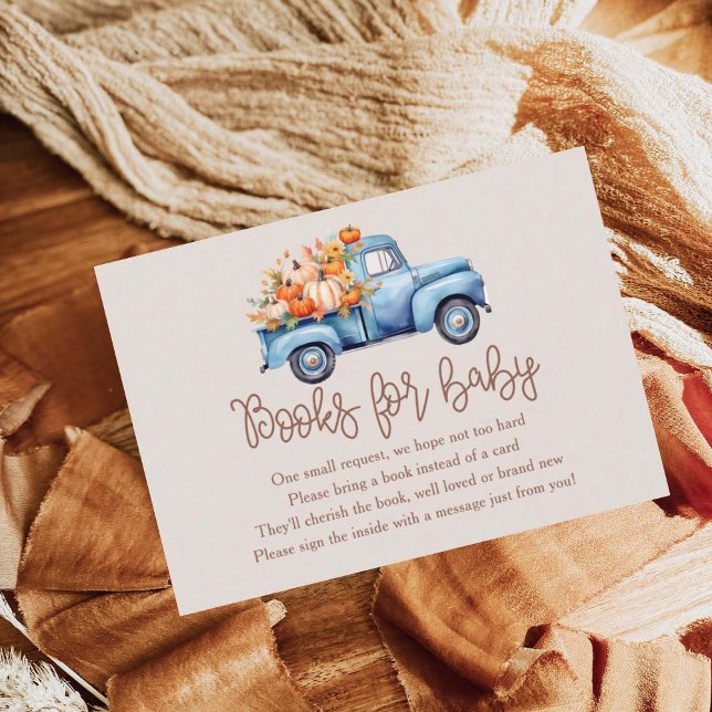 Tarjeta De Recepción Chico Capucha Baby Shower Camión Libros Para Bebé (Subido por el creador)