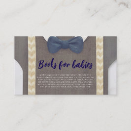 Tarjeta De Recepción Chico ducha de bebé autum otoño burlap bodysuit