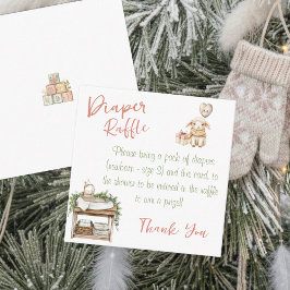 Tarjeta De Recepción Chico Frio Boho Fiesta de Bebé Niña Campestre