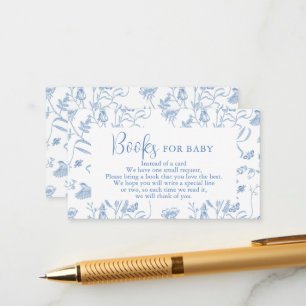 Tarjeta De Recepción Chinoiserie Baby Shower Boy Books para bebé