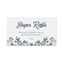 Chorro de Acuarela Baby Shower Diaper Raffle