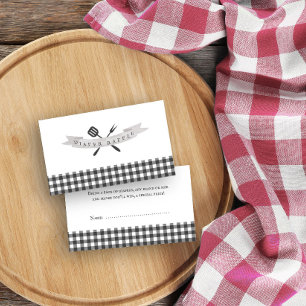Tarjeta De Recepción Chupada a la parrilla Baby Shower Sorteo de pañale