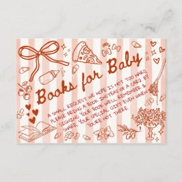 Tarjeta De Recepción Ciao Bambino Red - Books for Baby