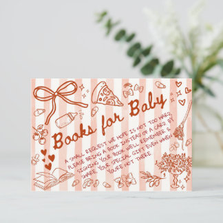 Tarjeta De Recepción Ciao Bambino Red - Books for Baby