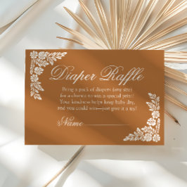 Tarjeta De Recepción Cielito Lindo baby ducha Diaper Raffle