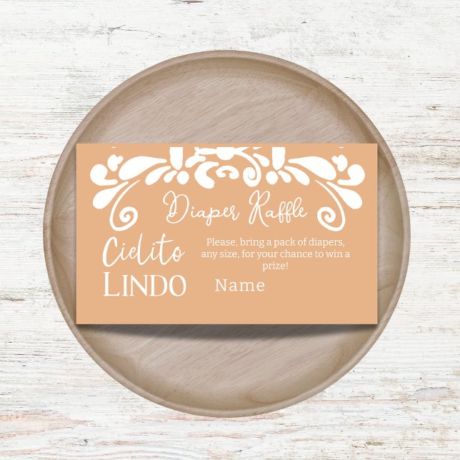 Tarjeta De Recepción Cielito Lindo Fiesta Mexicana Baby Shower Neutral (Subido por el creador)