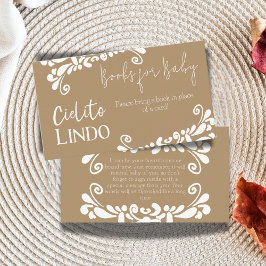 Tarjeta De Recepción Cielito Lindo Libros Mexicanos de Fiesta para Baby
