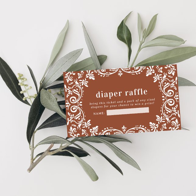 Tarjeta De Recepción Cielito Lindo Papel mexicano Picado | Diaper Raffl (Subido por el creador)