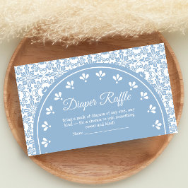 Tarjeta De Recepción Cielito Lindo Papel Picado Shower Diaper Raffle