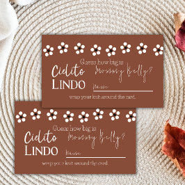 Tarjeta De Recepción Cielito Lindo Talavera Juego mexicano de Baby Show