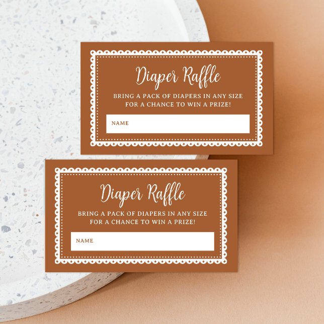 Tarjeta De Recepción Cielito mexicano Lindo Baby Shower Diaper Raffle (Subido por el creador)