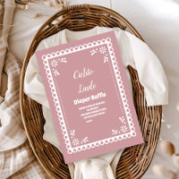 Cielito mexicano rosado Lindo Diapper Raffle