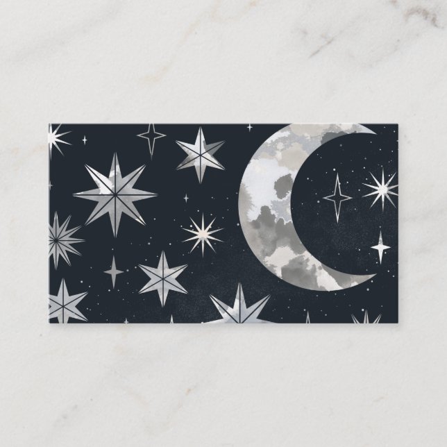 Tarjeta De Recepción Cielo nocturno esparcido (Anverso)