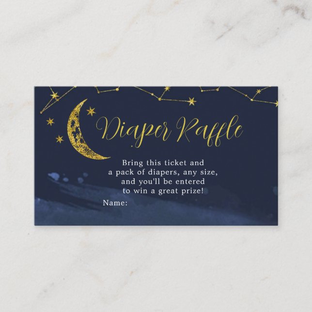 Tarjeta De Recepción Cielo nocturno sobre el pañuelo Baby Shower de la  (Anverso)