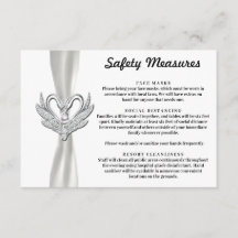 Cinta Blanca Cisnes de Plata Medidas de Seguridad