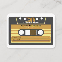 Cinta de Cassette Retro Española 50º Aniversario R