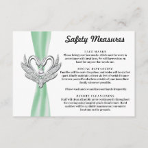 Cintas Verdes Cisnes de Plata Medidas de Seguridad