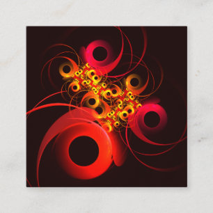 Tarjeta De Recepción Círculos coloridos Patrón de arte abstracto modern