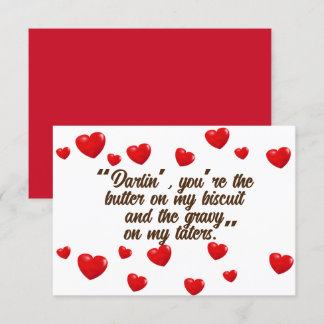 Tarjeta De Recepción cita de amor de hillbilly