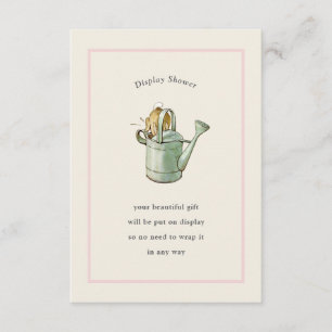 Tarjeta De Recepción Clásico Conejo de Cuento de Hadas para Ducha