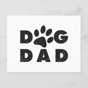 Tarjeta De Recepción Clásico de Dog Dad