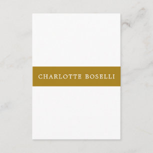 Tarjeta De Recepción Clásico Minimalista Profesional Color Oro