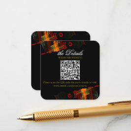 Tarjeta De Recepción Clásico Moderno Elegante Tendencia Patrón #903 Bod