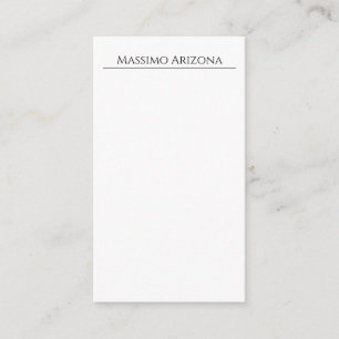 Tarjeta De Recepción Clásico Simple Elegante Negro y Blanco Minimalista