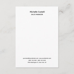 Tarjeta De Recepción Clásico Único Profesional Simple