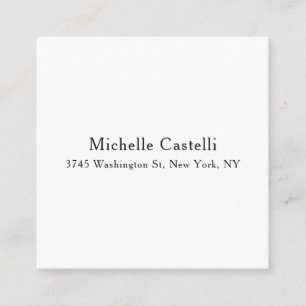 Tarjeta De Recepción Clásico Único Profesional Simple