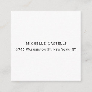 Tarjeta De Recepción Clásico Único Profesional Simple