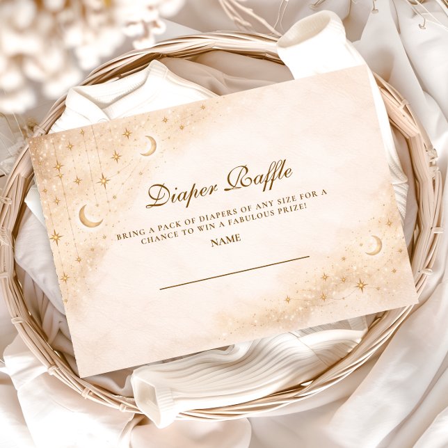 Tarjeta De Recepción Classic Moonlight Diapper Raffle (Subido por el creador)