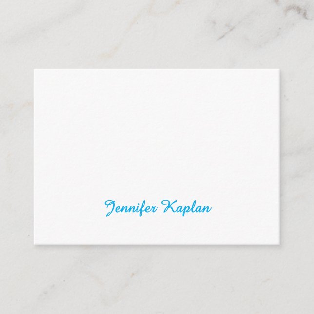 Tarjeta De Recepción Classical Handwriting Minimalist Professional (Anverso)