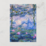 Tarjeta De Recepción Claude Monet - Water Lilies 1919<br><div class="desc">Claude Monet - Water Lilies 1919 . Famoso cuadro de arte.</div>