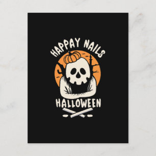 Tarjeta De Recepción Clavos de Halloween hermosos