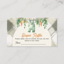 Tarjeta De Recepción Clothesline Baby Shower Diaper de producción local