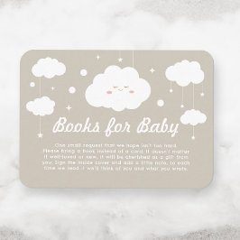 Tarjeta De Recepción Cloud Heaven envió solicitud de libro de Baby Show