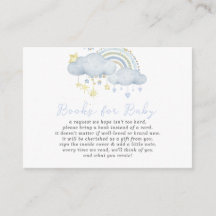 Cloud Nueve Baby Boy Baby Shower Book Request Enc