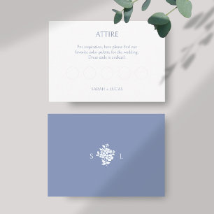 Tarjeta De Recepción Código de vestimenta BLANK DIY Wedding RSVP