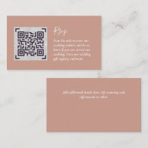 CÓDIGO QR Boda RSVP Detalles Regalos de alojamient