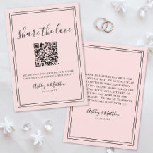 Código QR Compartir Fotos de Invitados Rosa Claro
